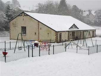 the new hall in the winter