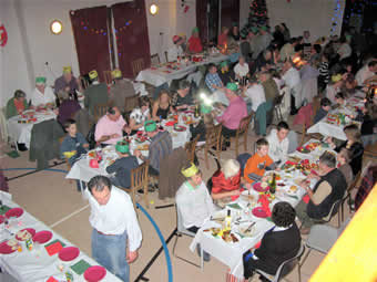 christmas dinner at the hall