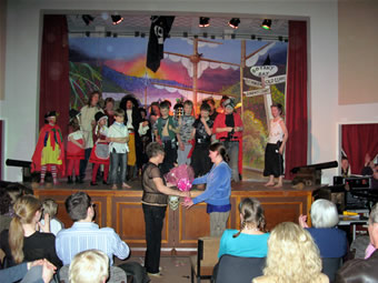 panto at the hall